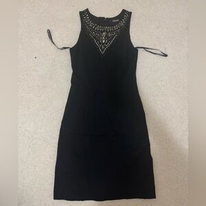 Ever new black beaded dress size 2